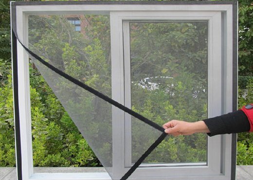 Velcro Mesh Windows